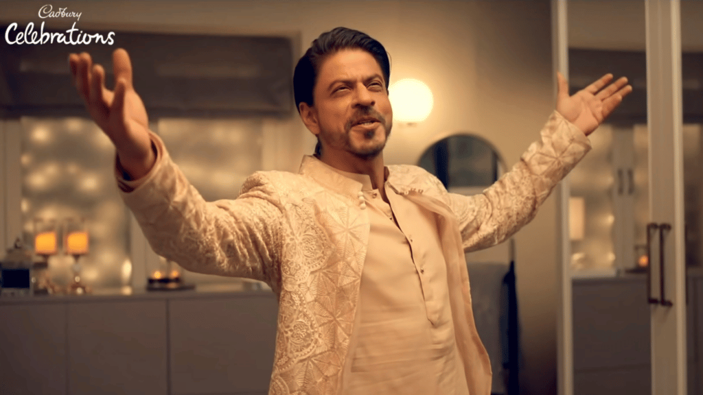 Cadbury Shah Rukh Khan My Ad campaign image from Wavemaker