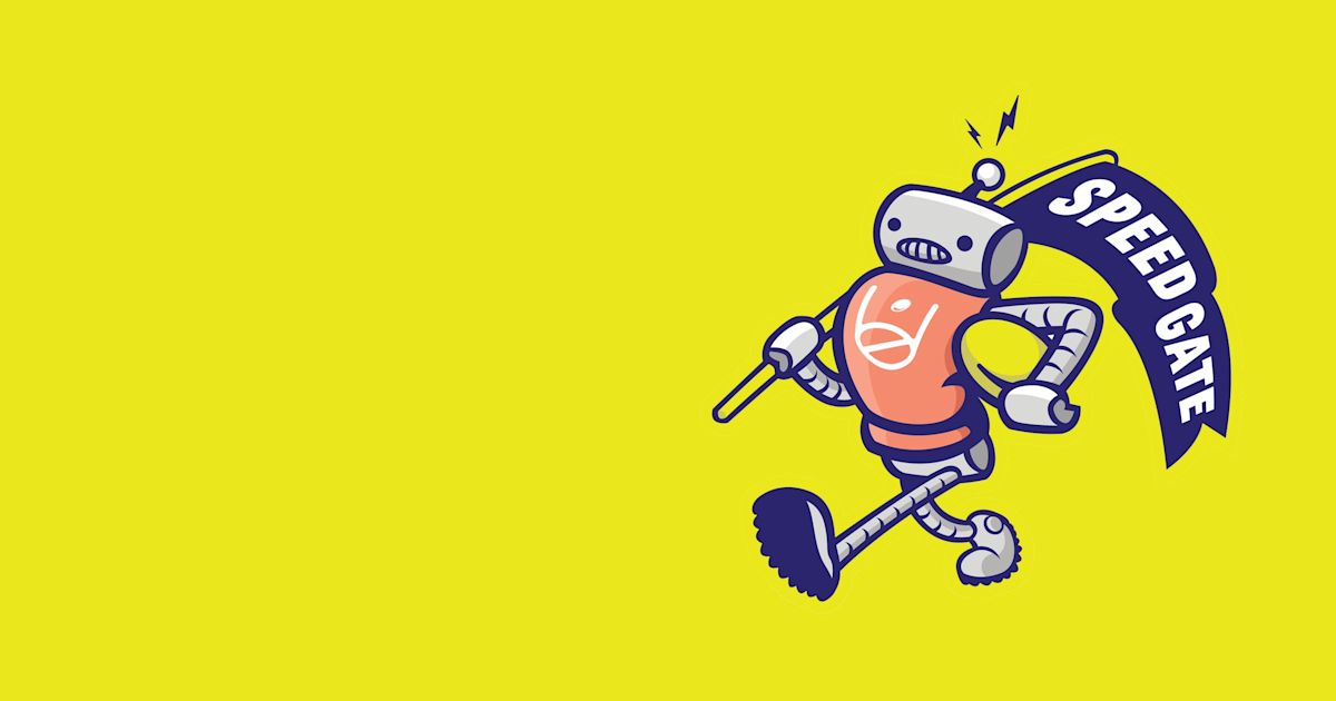 Speedgate participant with a ball in AKQA campaign imagery.
